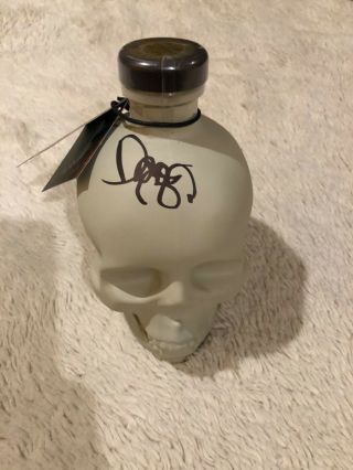 Crystal Head Vodka Bone Bottle Limited Edition Skull Dan Aykroyd Signed Proof