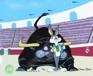 Limited Edition Hand Painted Cel Art Bugs Bunny Signed Chuck Jones 777