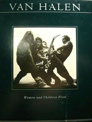 |van Halen| Women And Children First [lp] Vinyl,  1980 Record Album Nm W Poster