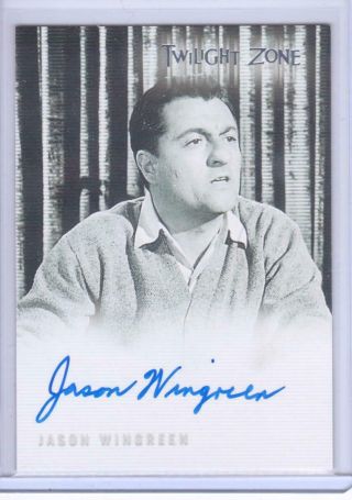 Twilight Zone Series 4 Autograph Card A76 Jason Wingreen