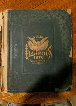 Atlas Of Illinois 1876
