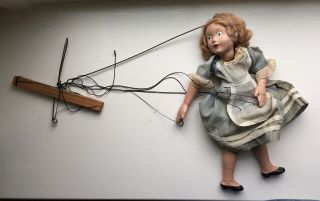 Antique Madame Alexander Doll Marionette Alice From Alice In Wonderland