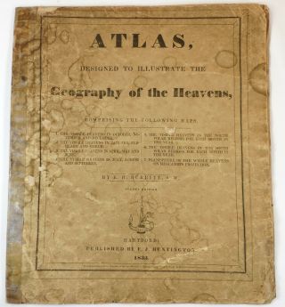 1833 Burritt Celestial Atlas To Illustrate Geography Of The Heavens Hand Colored