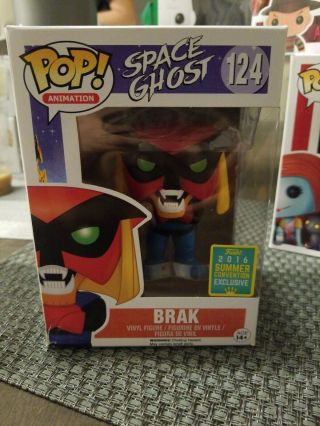 Funko Pop Brak From Sdcc 2016 Space Ghost Limited Edition 124