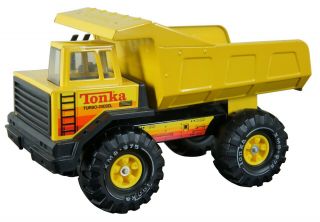 Tonka Mighty Turbo Diesel Dump Truck Pressed Steel Toy 54782a Xmb 975