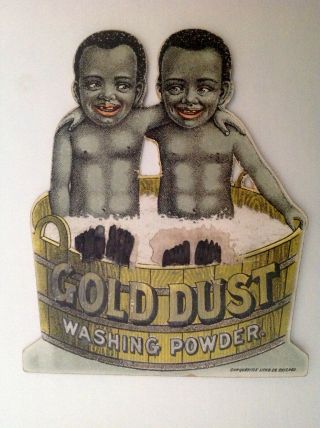 Vintage Gold Dust Twins Washing Powder Trading Card