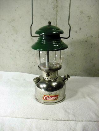 Vintage Coleman Camping Gas Lantern Single Mantle Model 202 Professional 12 58