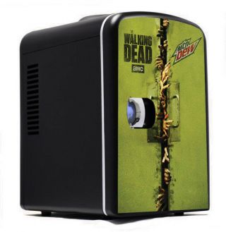 Rare Promo Mountain Dew Walking Dead Mini Fridge Travel Hot Cold A/c D/c Power