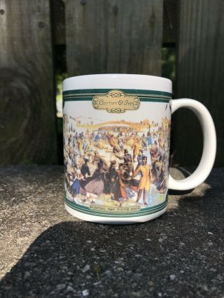 Currier And Ives Coffee Mug Cup Central Park Winter 1862 Vintage Collectors Mug