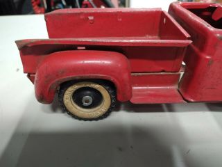 Red tonka pickup truck Restoration Project Parts 2