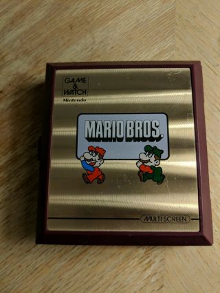 Nintendo Mario Bros.  Game & Watch Multi - Screen Vintage 1983 - 100