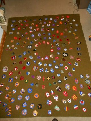 Vintage Ww2 Military Marines Army Airborne Special Forces Infantry Patch Blanket