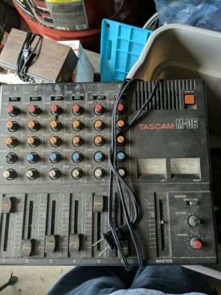 Tascam M - 06 Vintage Analog Stereo Mixer Desk Mixing Console - Made In Japan
