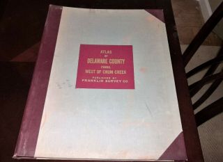 Property Atlas Of Delaware County Pa West Of Crum Creek 1934