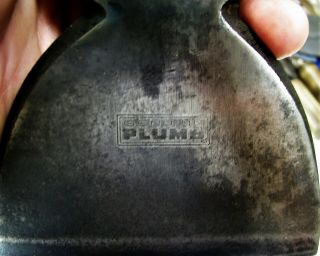 Vintage Plumb Shingling Hatchet,  Carpenters Ax 3