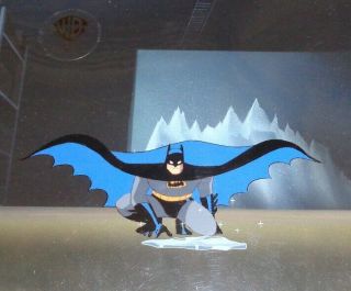 Batman Animated Series Cel Batman Ice Obg