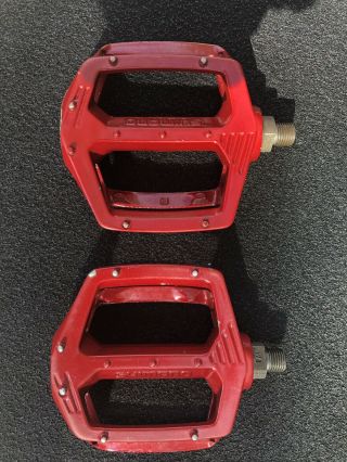 Vintage BMX pedals Shimsno DX.  Early 80’s 1/2 Inch 2