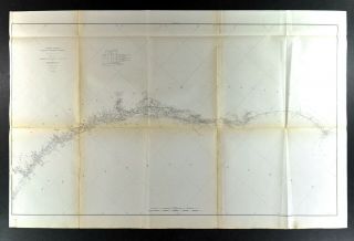 1881 Us Coast Survey Map Georgia South Carolina Islands Savannah Charleston Usgs