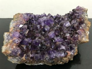 Vtg Large Amethyst Geologist Mineral Crystal Energy Geode Specimen Rock 6LBS 2