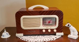 Vintage Philco Am/sw Tube Radio 41 - 221 (1941) Beautifully Restored