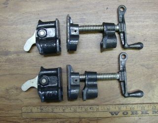 2 Vintage Furniture Clamps For 3/4 " Pipe,  Made In Spain