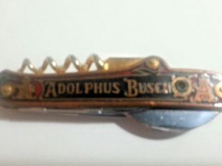 Adolphus Busch Bartenders Pocket Knife Stanhope Marked A Kastor