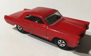 Phantom Matchbox Lesney 22 Red Superfast Pontiac Coupe.