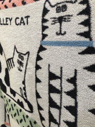 San Marcos 78” X 59” Cat Breed Tabby Tom Black Calico Acrylic Blend Blanket 2