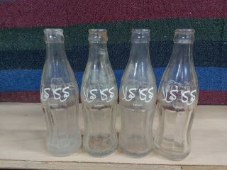 Vintaga Coca Cola Glass Bottles Saudi Arabia 1963 In Photos 200 Ml