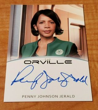 2019 Rittenhouse The Orville Season One A3 Penny Johnson Jerald Autograph