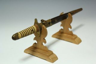 Japan Antique tanto gunto koshirae katana sword first tsuba samurai yoroi WW 武将 2