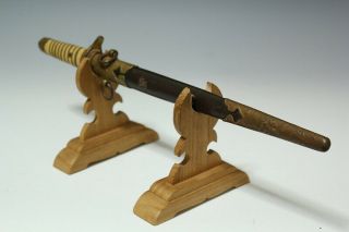 Japan Antique tanto gunto koshirae katana sword first tsuba samurai yoroi WW 武将 3