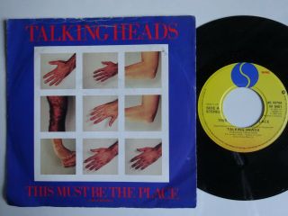 Talking Heads This Must Be The Place - Vg,  /vg Cond Sire 7 " (1983)