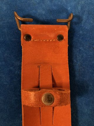 ULTRA RARE WW2 US M6 MOOSE SHEATH for US M3 TRENCH FIGHTING KNIFE WWII 3
