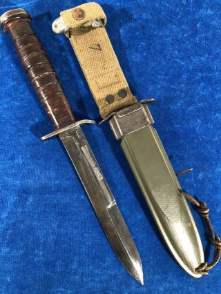 Ultra Rare Ww2 Us M3 Rcco 1943 Blade Date Trench / Fighting Knife Robeson