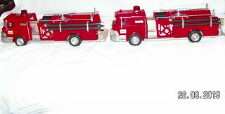 Two1970 Hess Toy Firetrucks No Boxs