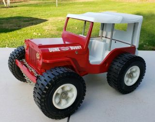 Vintage Red Tonka Dune Buggy Jeep No.  2445 Pressed Steel