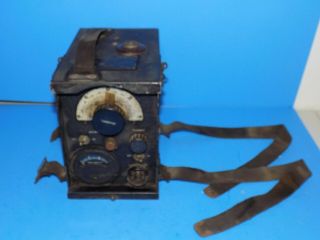 Wwii Army Signal Corps Bc - 222 Radio Receiver And Transmitter W/ Straps From 1941