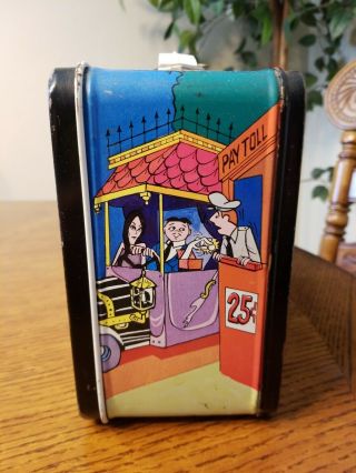 Vintage 1974 The Addams Family Metal Lunch Box,  no thermos Adams Family 2
