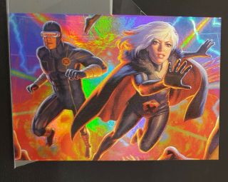 2018 Fleer Ultra X Men Cyclops And Emma Frost Connected Image 5 Of 9