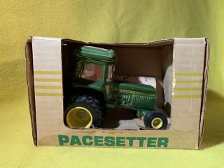 Vintage Pacesetter Green Machine John Deere Tractor Vodka Decanter Nos Nib