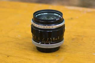 [excellent] Vintage Canon Fl 55mm F/1.  2 Man.  Focus Prime Lens (w/ Fd,  Fl)