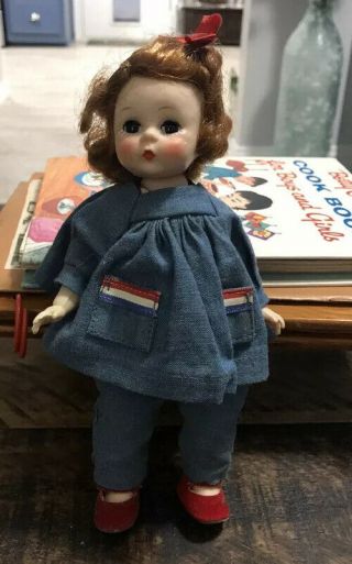 Vintage 1950s Madame Alexander - Kin 8 " Alex Doll In Clothes And Shoes