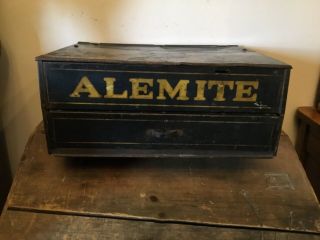 Vintage Alemite Grease Fitting Cabinet