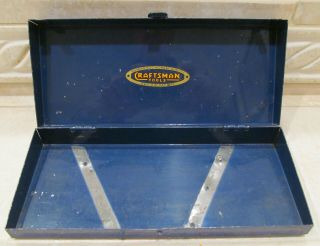 Vintage Craftsman Small Metal Tool Box Sears Roebuck