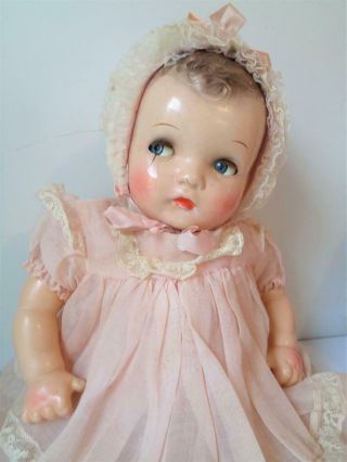 1938 Ideal Princess Beatrix Of Netherlands Baby Doll 22 " Composition Flirty Eyes