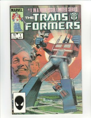 The Transformers 1 Of 4 (sept,  1984,  Marvel Comic) Limited Series - High Res