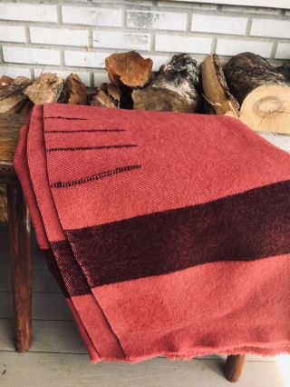 Vintage Hudson Bay 3 1/2 Point (twin Bed) Blanket