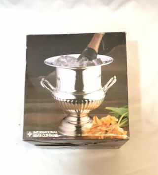 International Silver Company Plated Champagne Ice Bucket Trophy Cooler Vintage