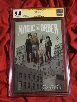Cgc Ss 9.  8 The Magic Order 1 1st Print Signed By Olivier Coipel Tv Show
